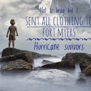 I donated all closet clothing to Naples Florida